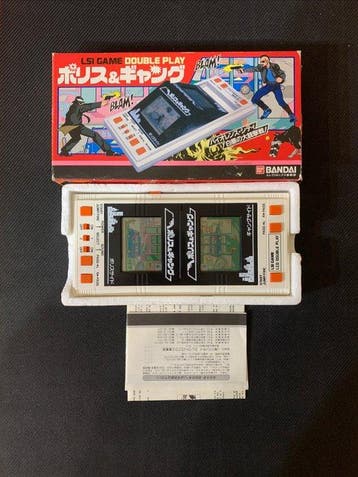 Bandai - LSI Game Double Play - Police & Gang (Anni 80) -, Spelcomputers en Games, Nieuw