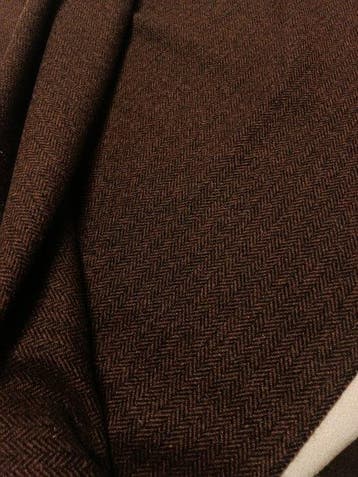 Raffinata lana vintage herringbone - alta grammatura -