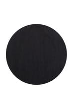 Rond Wasbaar Vloerkleed | Sky | Uni | Zwart | 200x200 cm, Huis en Inrichting, Stoffering | Tapijten en Kleden, Verzenden, Nieuw