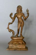 Heer Shiva - Brons - India - 19e- en 20e eeuw, Antiek en Kunst