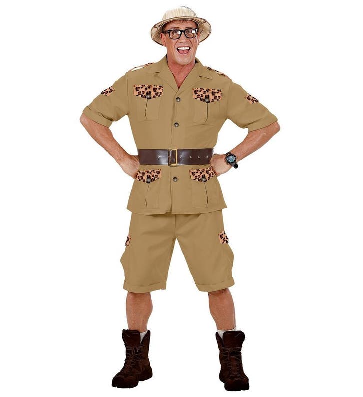 Safari verkleedpak man, Kleding | Heren, Carnavalskleding en Feestkleding, Nieuw, Ophalen of Verzenden