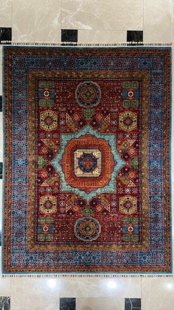 Tapijt - 205 cm - 155 cm - Handgeknoopte Mamluk-tapijt, Nieuw