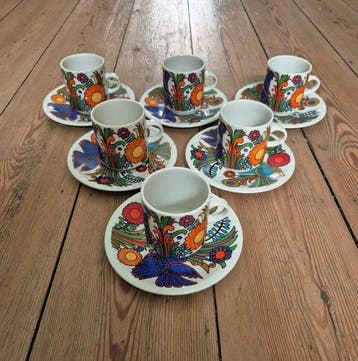 Villeroy & Boch - Christine Reuter - Koffieservies -, Antiek en Kunst