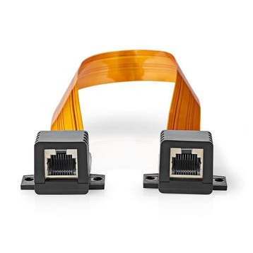 RJ45 adapter voor raam en deur | Nedis | 0.3 meter (Cat5e), Verzenden, Nieuw