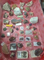 Gemengde mineralen Kavel met verschillende items - Hoogte: