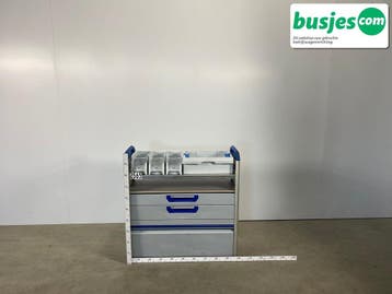 Sortimo staal alu gebruikte bedrijfswagen inrichting (nr 256, Ophalen of Verzenden