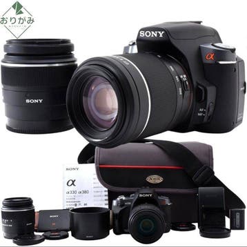 Sony a330 + DT 3.5-5.6/18-55mm SAM + 4-5.6/55-200mm Language, Nieuw