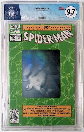 Spider-Man #26 - EGC 9.7 - 1 Graded comic - Eerste druk -, Boeken, Nieuw