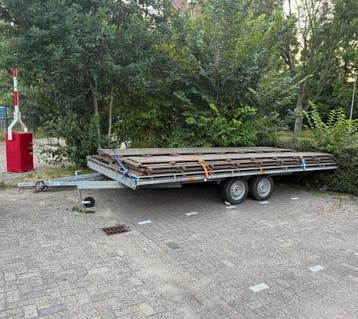 Vlonder vloer te huur op aanhanger., Ophalen, Nieuw