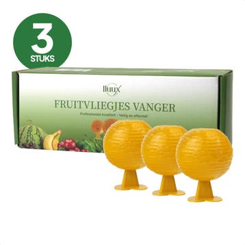 fruitvliegjes vanger 3 stuks - lluux, Verzenden, Nieuw