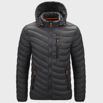 Luxe Heren Lichtgewicht Puffer Jas met Capuchon - Warm & Sti, Verzenden, Nieuw