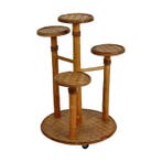 Plantentafel - Hout, Rattan