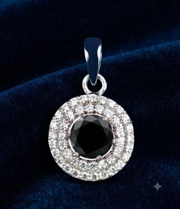 Zonder minimumprijs - Hanger Zilver - 2.40ct. tw. Diamant