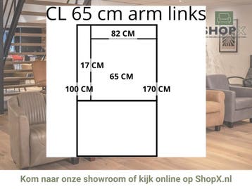 Leren elementenbank Match - cl 65 arm links, Industrieel, Modern, Scandinavisch, Nieuw, Leer, Ophalen of Verzenden