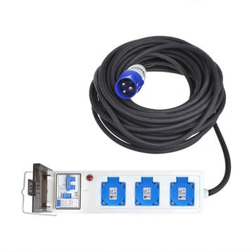 Tent-/vouwwagen unit 20M  met MCCB en RCD, Verzenden, Nieuw