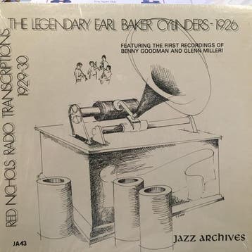 Earl Baker, Red Nichols - The Legendary Earl Baker Cylinders, Ophalen of Verzenden, Zo goed als nieuw