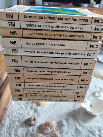 Zwarte beertjes Fantasy en Horror FeH 12x, Boeken, Gelezen, Diverse auteurs