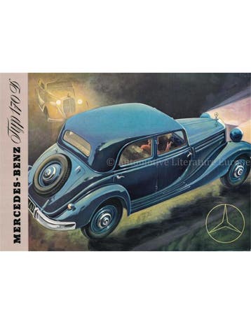 1953 MERCEDES BENZ TYPE 170 D BROCHURE DUITS, Nieuw, Author