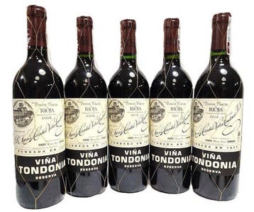2008, 2009, 2010, 2011 & 2012 R. Lopez de Heredia, Viña, Nieuw