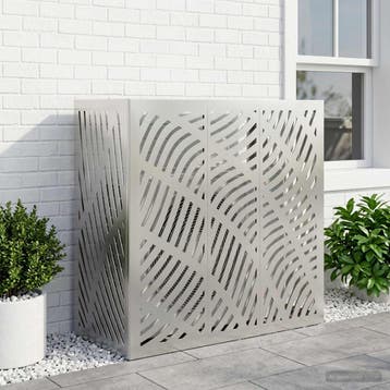 vidaXL Airconditioner hoes zilver 110 x 50 x 105 cm, Verzenden, Nieuw