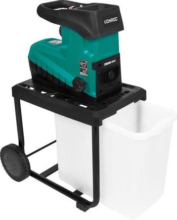 2dekans | VONROC Stille Hakselaar/Shredder 2800W – Voor, Ophalen of Verzenden, Zo goed als nieuw