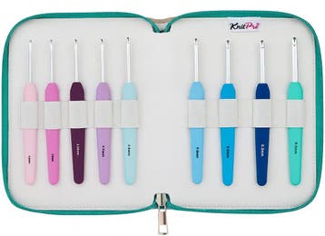 KnitPro Waves 2.0 Haaknaaldenset - 2 t/m 6 mm - Softgrip h, Hobby en Vrije tijd, Breien en Haken, Ophalen of Verzenden, Nieuw