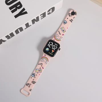 Vrolijk Stitch & Hello Kitty Kinderhorloge - Digitaal & Leuk, Verzenden, Nieuw