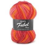 DROPS Fabel Print - 310 sunset - Wol Garen, Ophalen of Verzenden, Nieuw