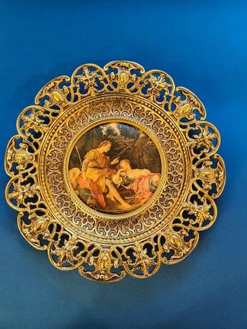 Decoratief dienblad - Spain - Grote hangende decoratieve, Antiek en Kunst