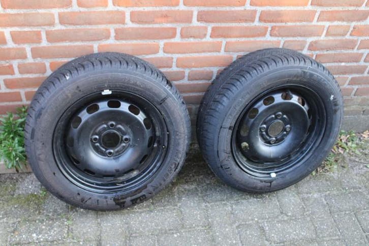 2x Michelin 14 inch autoband met velg, Auto diversen, Overige Auto diversen