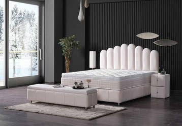 Opberg Boxspring Loft - diverse maten, Verzenden, Nieuw, Tweepersoons