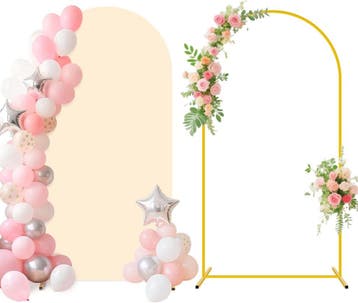 Decoratie Boog Beige | 34% Korting, Ophalen of Verzenden, Zo goed als nieuw, Versiering, Geboorte of Huwelijk