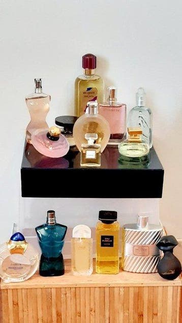 Collectie merkartikelen - nepparfumflesjes