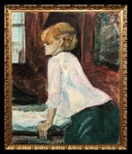 École Française (1950s) - La Blanchisseuse (Daprès Henri