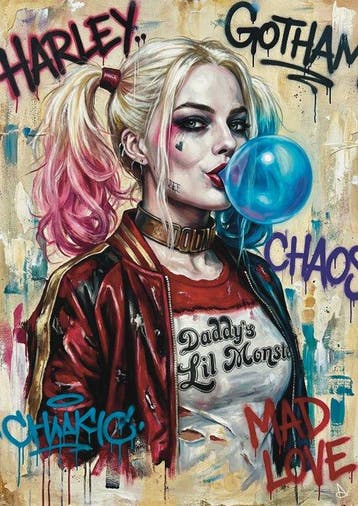 Andrea Di Martino ANDSAL 1991 - Harley Quinn Bubblegum, Nieuw