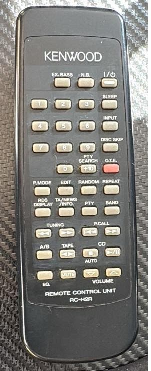 Afstandsbediening Kenwood rc-h2r rxd-550 rxd-700, Ophalen of Verzenden, Nieuw, Origineel