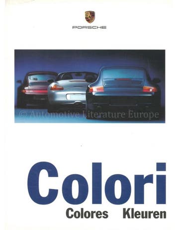 1998 PORSCHE KLEUREN EN BEKLEDING BROCHURE, Nieuw, Porsche, Author