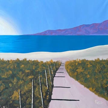 frederic Cadiou (1980) - Entrava di a piaghja (100x100)