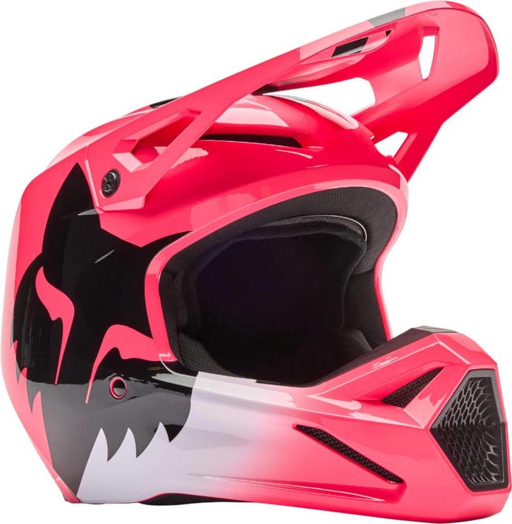 FOX V1 Shield Roze Crosshelm, Motoren, Kleding | Motorhelmen, Heren, Nieuw met kaartje, Overige merken, Offroadhelm, Verzenden