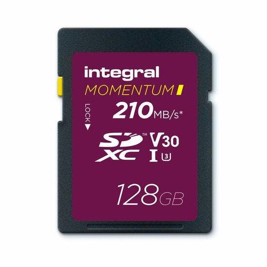 SDXC MOMENTUM I 128GB 210 MB/sec UHS-I, Audio, Tv en Foto, Fotografie | Professionele apparatuur, Verzenden