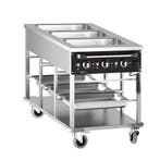 GGM Gastro | Bain-marie wagen - 3 kW - 3x GN 1/1 - | TWBK300, Verzenden, Nieuw, Effen