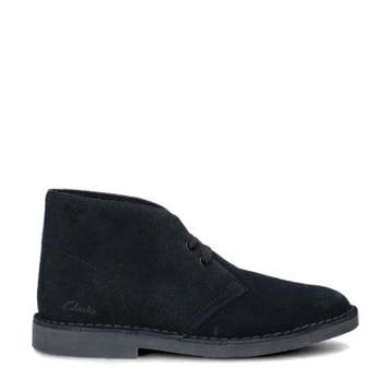 Clarks Desert Boot veterboots voor dames in het Zwart, Verzenden, Zwart, Lage of Enkellaarzen, Nieuw