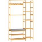 TRUUSK Garderoberek met Schoenenrek - Kledinghaken - Kapstok, Huis en Inrichting, Kasten | Ladekasten, Verzenden, Nieuw