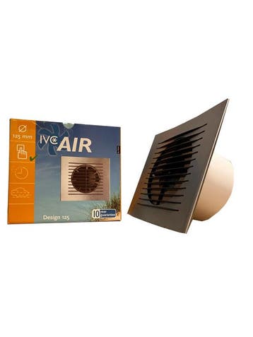 IVC air design Badkamerventilator 125mm (Ventilatie), Ophalen of Verzenden, Nieuw