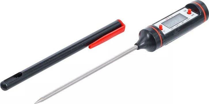 Digital Thermometer with Stainless Steel Sensor Probe, Auto diversen, Autogereedschap, Verzenden