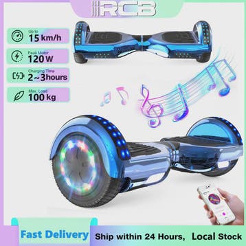 RCB Hoverboard 6.5 Inch Zelfbalancerend Elektrisch voor Kind, Fietsen en Brommers, Steps, Verzenden, Nieuw