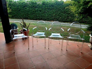 Kartell - Philippe Starck - Stoel (4) - Louis Ghost Stoel -