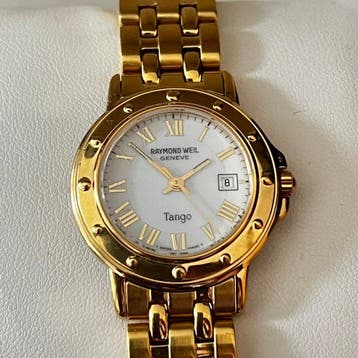 Raymond Weil - Tango gold mint condition - Zonder, Sieraden, Tassen en Uiterlijk, Nieuw