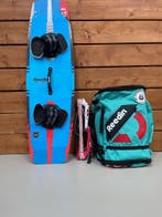 Kitesurf Set Compleet Reedin Supermodel 8m + Board + Bar, Watersport en Boten, Kitesurfen, Gebruikt, Kitesurf-set, Twintip, 8 m²
