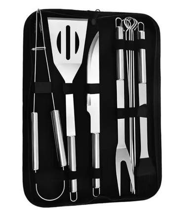 Luxe Complete BBQ Gereedschap Set Draagbaar met Opbergtas, Verzenden, Nieuw